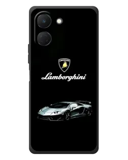 Чехол для TECNO Spark Go 3 с картинкой «Логотип Lamborghini классика»
