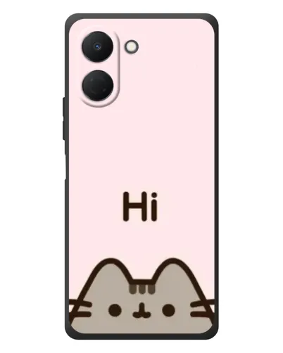 Чехол для TECNO Spark Go 3 с картинкой «Пушин говорит Hi» Чехол для TECNO Spark Go 3 с картинкой «Пушин говорит Hi»