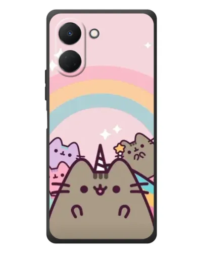 Чехол для TECNO Spark Go 3 с картинкой «Единорог Pusheen» Чехол для TECNO Spark Go 3 с картинкой «Единорог Pusheen»