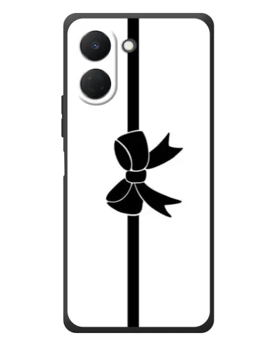 Чехол для TECNO Spark Go 3 с картинкой «Вертикальный бант»