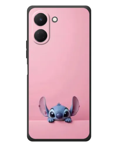 Чехол для TECNO Spark Go 3 с картинкой «Stitch выглядывает»