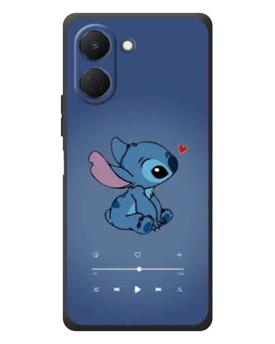 Чехол для TECNO Spark Go 3 с картинкой «Музыкальный Stitch»