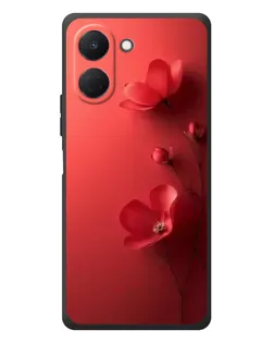 Чехол для TECNO Spark Go 3 с картинкой «Маковые соцветия»
