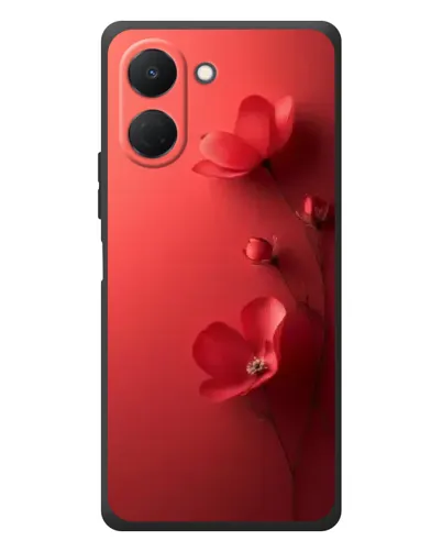 Чехол для TECNO Spark Go 3 с картинкой «Маковые соцветия»