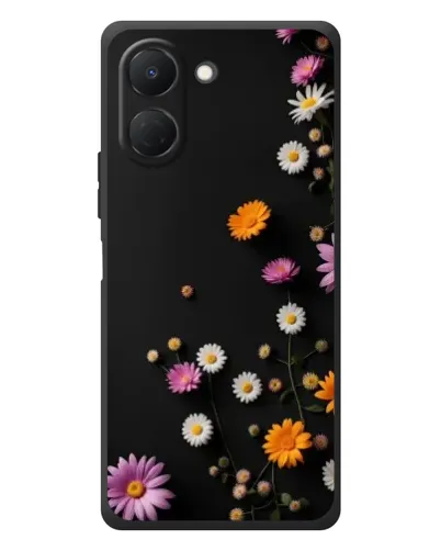 Чехол для TECNO Spark Go 3 с картинкой «Цветочная композиция»