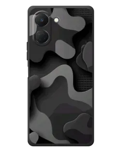 Чехол для TECNO Spark Go 3 с картинкой «Темный абстрактный камуфляж» Чехол для TECNO Spark Go 3 с картинкой «Темный абстрактный камуфляж»