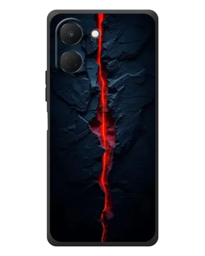 Чехол для TECNO Spark Go 3 с картинкой «Kрасная лавовая трещина» Чехол для TECNO Spark Go 3 с картинкой «Kрасная лавовая трещина»