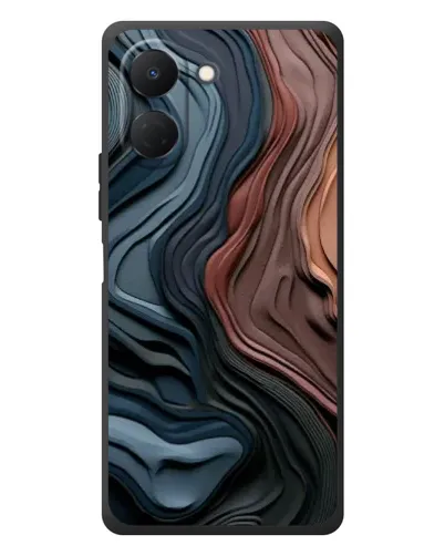 Чехол для TECNO Spark Go 3 с картинкой «Цветные волны каньона» Чехол для TECNO Spark Go 3 с картинкой «Цветные волны каньона»