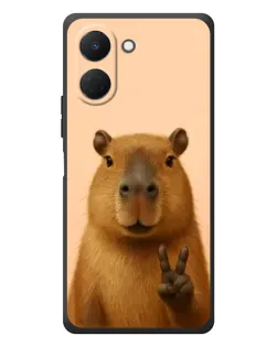 Чехол для TECNO Spark Go 3 с картинкой «Капибара виктория»