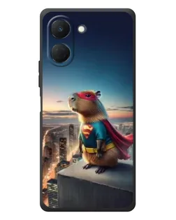 Чехол для TECNO Spark Go 3 с картинкой «Капи-мен супергерой»