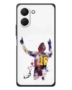 Чехол для TECNO Spark Go 3 с картинкой «Акварельный Месси Барселона»
