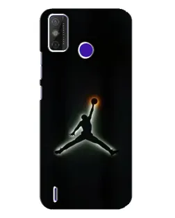 Чехол для TECNO Spark Power 2 (LC8) с картинкой «Jordan Gradient Logo»
