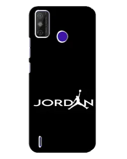 Чехол для TECNO Spark Power 2 (LC8) с картинкой «Jordan White Logo»
