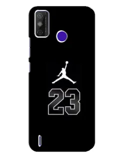 Чехол для TECNO Spark Power 2 (LC8) с картинкой «Jordan Flight 23»