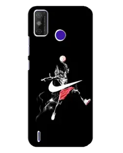 Чехол для TECNO Spark Power 2 (LC8) с картинкой «Jordan Jumpman»