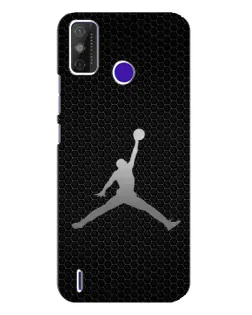 Чехол для TECNO Spark Power 2 (LC8) с картинкой «Jordan Dark Carbon»