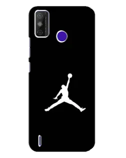 Чехол для TECNO Spark Power 2 (LC8) с картинкой «Jordan Silhouette»