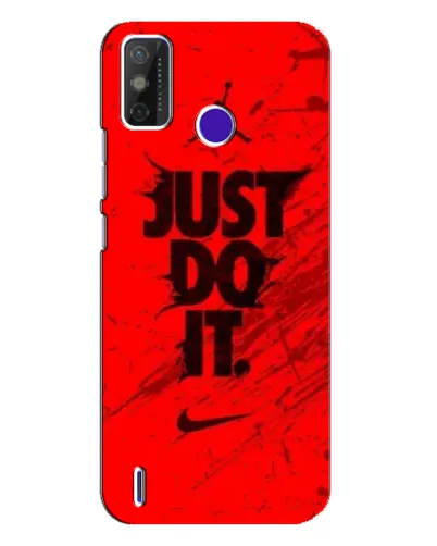 Чехол для TECNO Spark Power 2 (LC8) с картинкой «Nike Just Do It» Чехол для TECNO Spark Power 2 (LC8) с картинкой «Nike Just Do It»