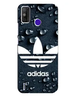 Чохол для TECNO Spark Power 2 (LC8) з картинкою «Adidas Trefoil Blue»