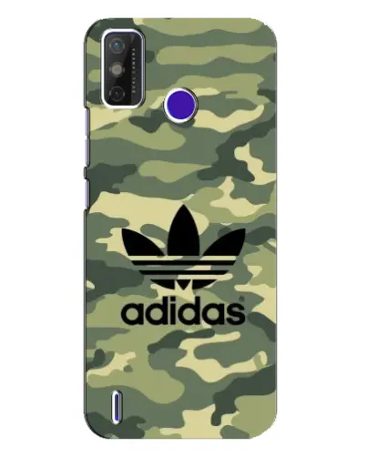 Чохол для TECNO Spark Power 2 (LC8) з картинкою «Мілітарі стиль Adidas»
