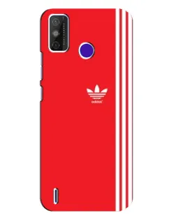 Чохол для TECNO Spark Power 2 (LC8) з картинкою «Червоний мінімалізм Adidas»