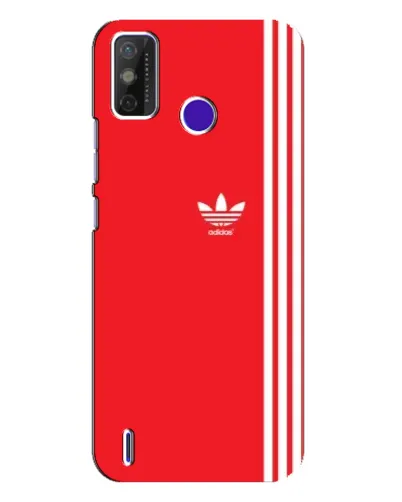 Чохол для TECNO Spark Power 2 (LC8) з картинкою «Червоний мінімалізм Adidas»