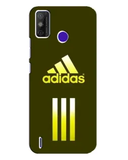 Чохол для TECNO Spark Power 2 (LC8) з картинкою «Оливковий градієнт Adidas»