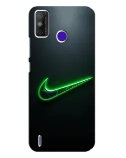 Чохол для TECNO Spark Power 2 (LC8) з картинкою «Неоновий контур Nike»