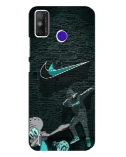Чехол для TECNO Spark Power 2 (LC8) с картинкой «Спортивный арт Nike»