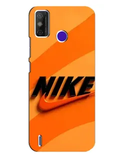 Чехол для TECNO Spark Power 2 (LC8) с картинкой «Оранжевый драйв Nike»