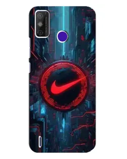 Чехол для TECNO Spark Power 2 (LC8) с картинкой «Техногенный стиль Nike»