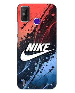 Чехол для TECNO Spark Power 2 (LC8) с картинкой «Градиентный принт Найк»