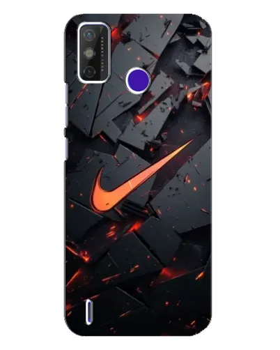Чехол для TECNO Spark Power 2 (LC8) с картинкой «Nike — эффект разломов» Чехол для TECNO Spark Power 2 (LC8) с картинкой «Nike — эффект разломов»