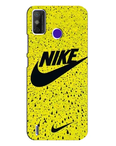 Чехол для TECNO Spark Power 2 (LC8) с картинкой «Желтый текстурный Nike» Чехол для TECNO Spark Power 2 (LC8) с картинкой «Желтый текстурный Nike»