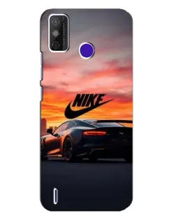 Чехол для TECNO Spark Power 2 (LC8) с картинкой «Nike и суперкар»