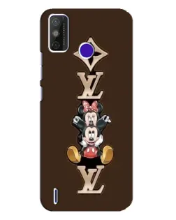 Чохол для TECNO Spark Power 2 (LC8) з картинкою «LV та Міккі Маус»