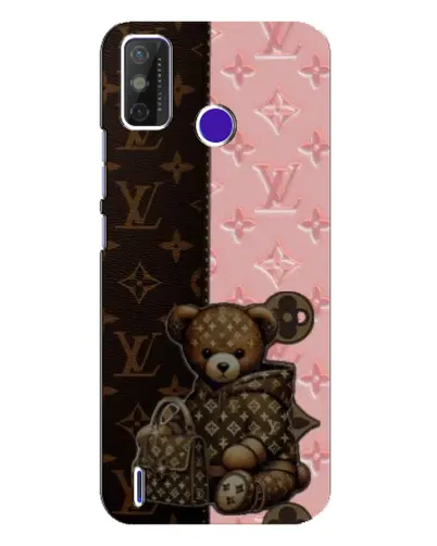 Чохол для TECNO Spark Power 2 (LC8) з картинкою «Ведмедик у стилі LV»