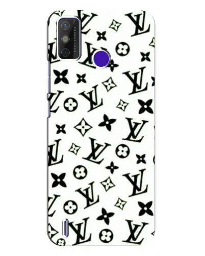 Чохол для TECNO Spark Power 2 (LC8) з картинкою «Монохромний хаос LV»