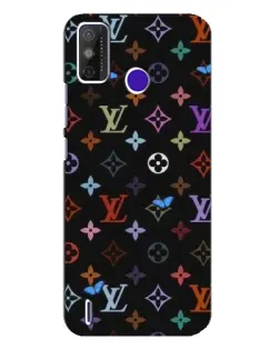 Чохол для TECNO Spark Power 2 (LC8) з картинкою «Кольорова монограма LV»