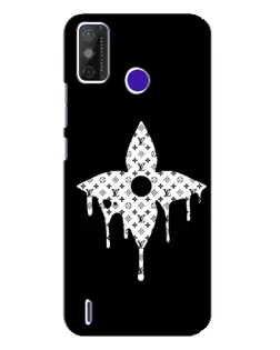 Чохол для TECNO Spark Power 2 (LC8) з картинкою «Квіткова монограма»