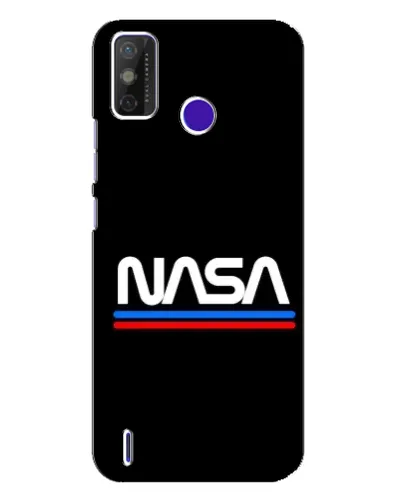 Чохол для TECNO Spark Power 2 (LC8) з картинкою «NASA — класика Red Blue»