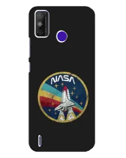 Чехол для TECNO Spark Power 2 (LC8) с картинкой «NASA — эмблема миссии»