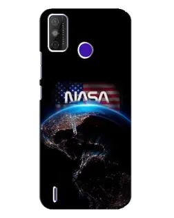 Чохол для TECNO Spark Power 2 (LC8) з картинкою «Земля з космосу NASA»