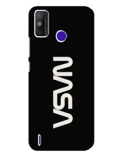 Чохол для TECNO Spark Power 2 (LC8) з картинкою «NASA — вертикальний логотип»