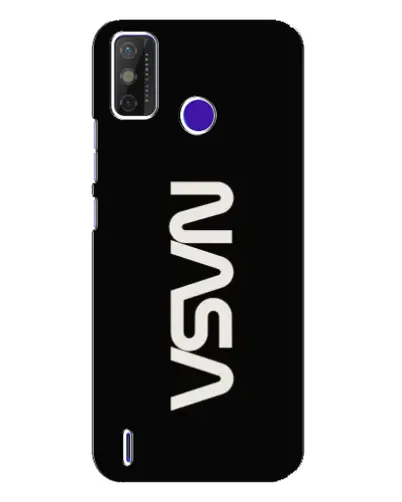Чохол для TECNO Spark Power 2 (LC8) з картинкою «NASA — вертикальний логотип»