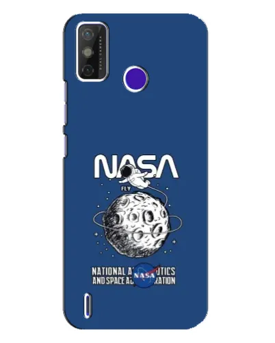 Чохол для TECNO Spark Power 2 (LC8) з картинкою «NASA — місячна місія»