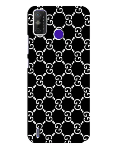 Чехол для TECNO Spark Power 2 (LC8) с картинкой «Gucci — сетчатый паттерн»