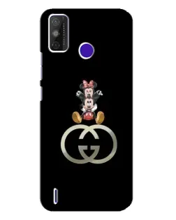Чехол для TECNO Spark Power 2 (LC8) с картинкой «Минни Маус на лого»