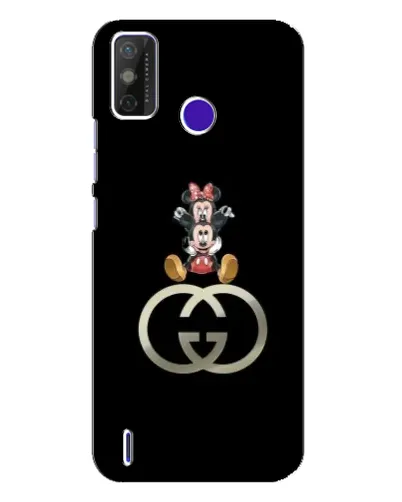 Чехол для TECNO Spark Power 2 (LC8) с картинкой «Минни Маус на лого»