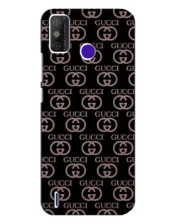 Чехол для TECNO Spark Power 2 (LC8) с картинкой «Классическая монограмма Gucci»